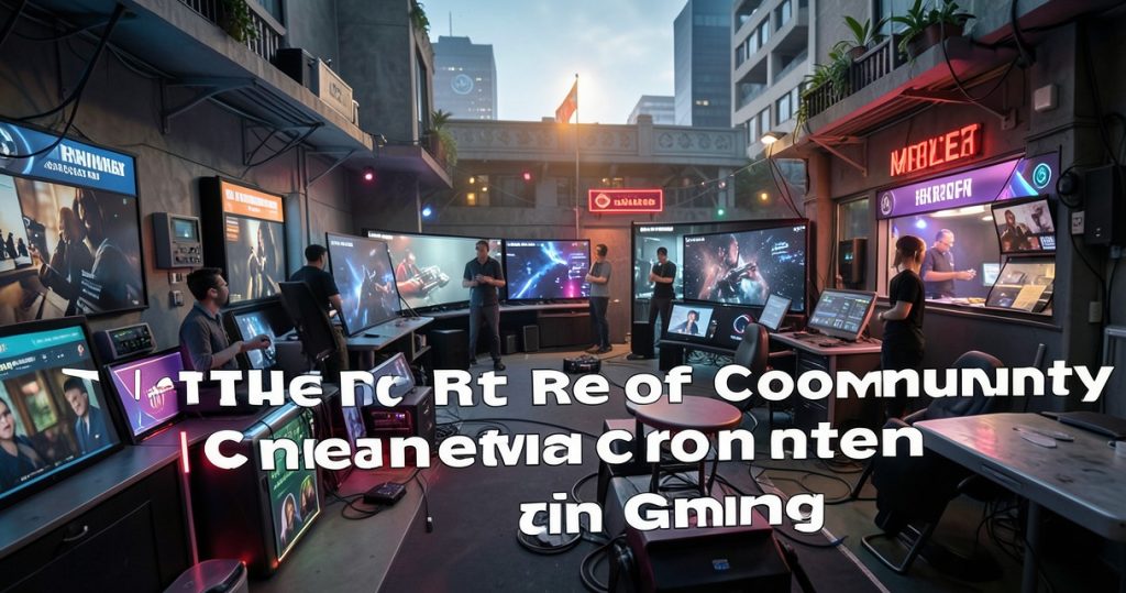 Community created content in games