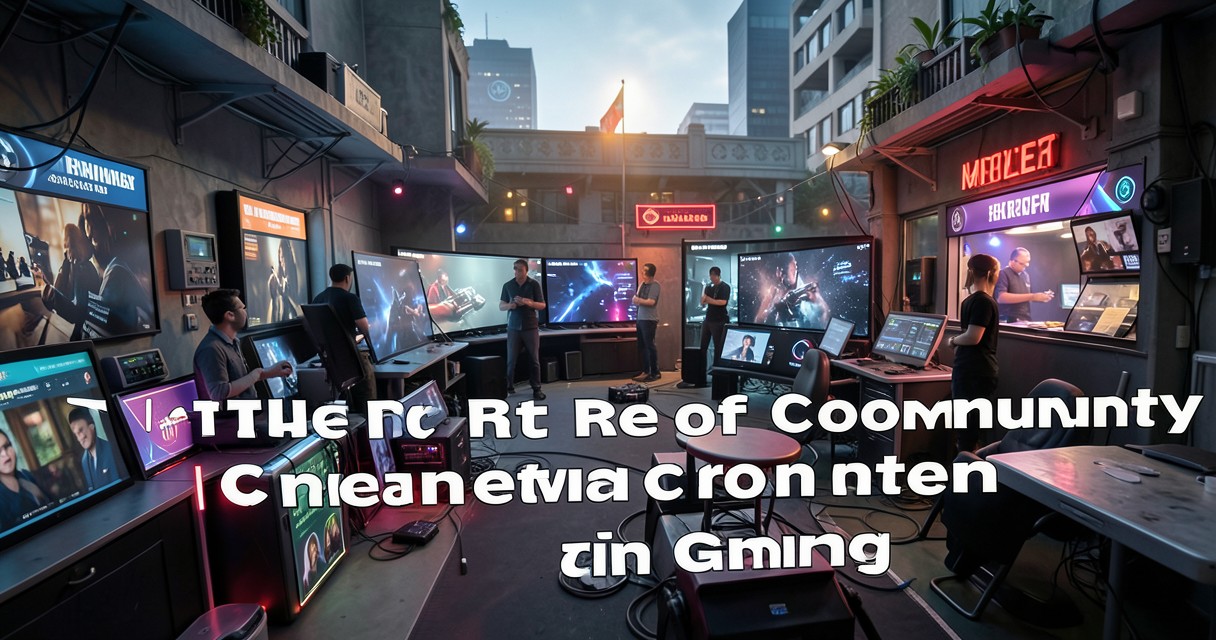 Community created content in games