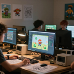 Indie game development scene