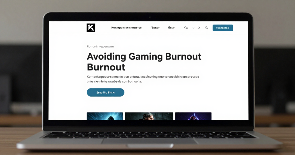 Avoiding gaming burnout